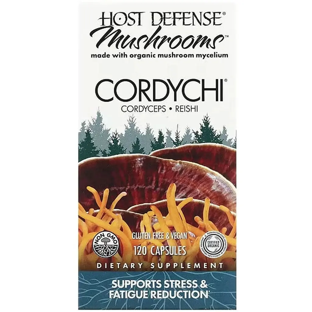 Кордицепс + Рейші Fungi Perfecti Cordychi Host Defense 120 капсул - фото 2