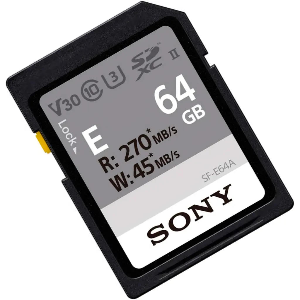 Карта памяти Sony SDXC Entry 64GB C10 UHS-II U3 V30 (SFE64A.ET4) [100452] - фото 2