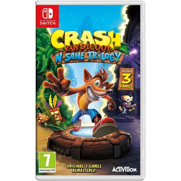 Nintendo Switch Gray (Upgraded version) + Гра Crash Bandicoot N'sane Trilogy - фото 6