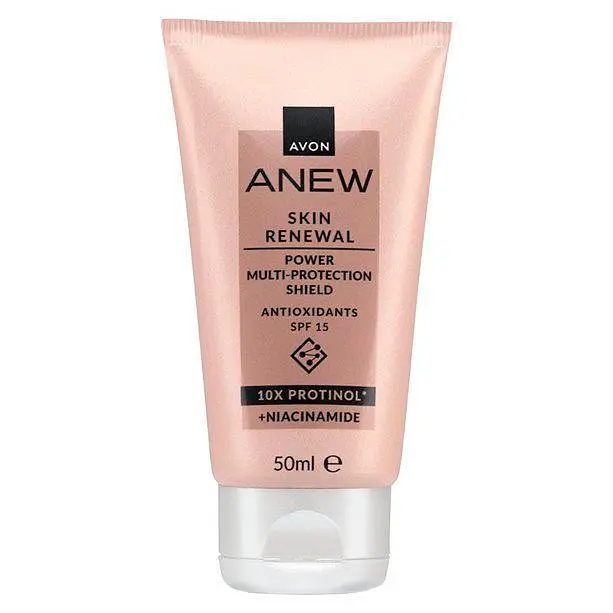 Оновлювальний крем для обличчя Avon Anew з антиоксидантами «Енергія Протінолу. Мультизахист» SPF 15, 50 мл