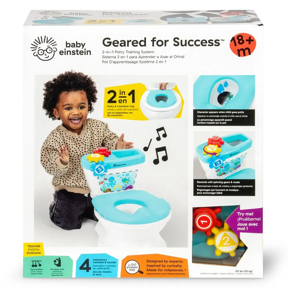 Детский горшок-унитаз 2 в 1 Baby Einstein "Geared for Success" (17087) - фото 6