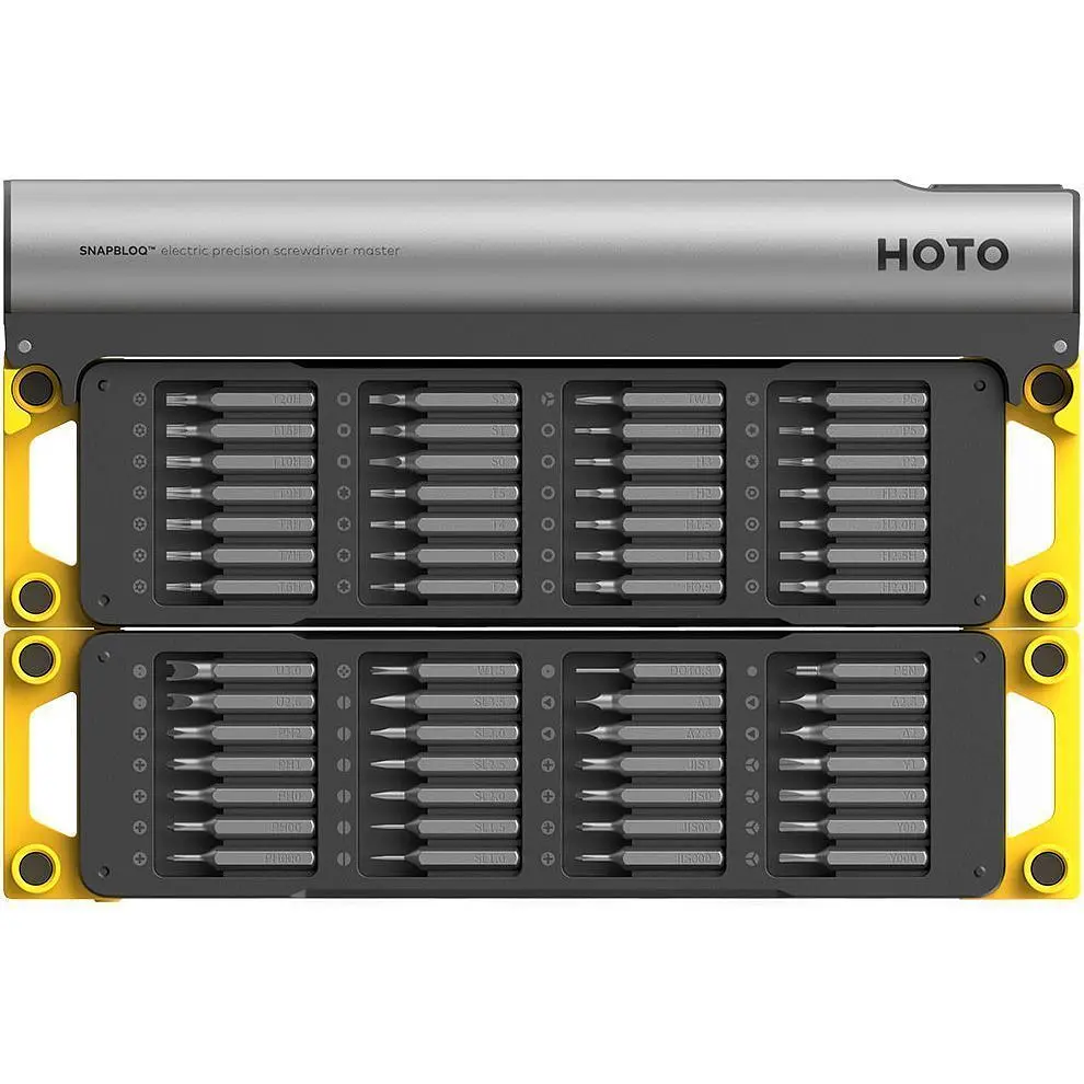 Електровикрутка з комплектом біт HOTO SNAPBLOQ Screwdriver Kit 56pcs S-A01 Black [152853] - фото 5