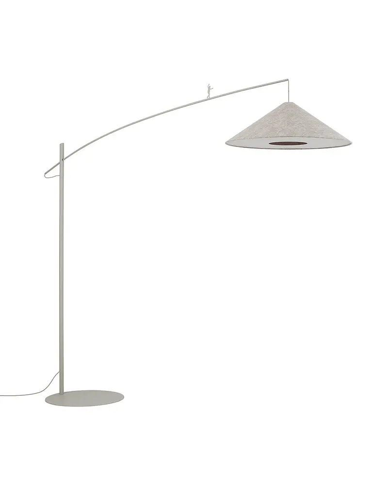 Торшер Nowodvorski 11686 Poise A E27 1x25W IP20 светло-серый - фото 3