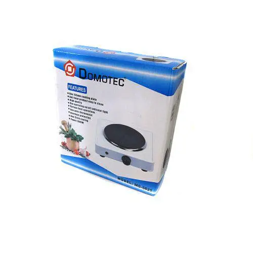 Настільна електроплита Domotec MS-5821 однодискова Біла - фото 4