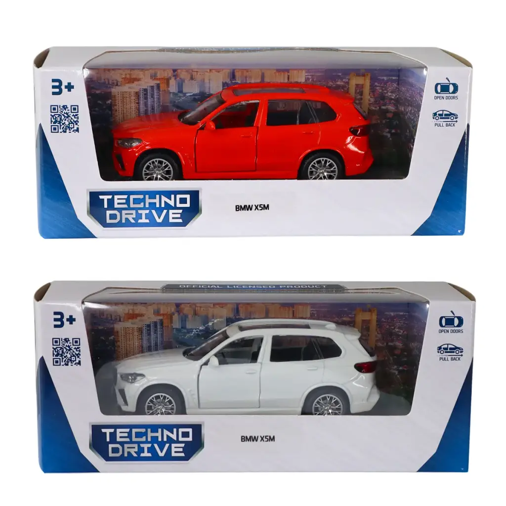Автомодель – BMW X5 M (білий, червоний), в асортименті - фото 5