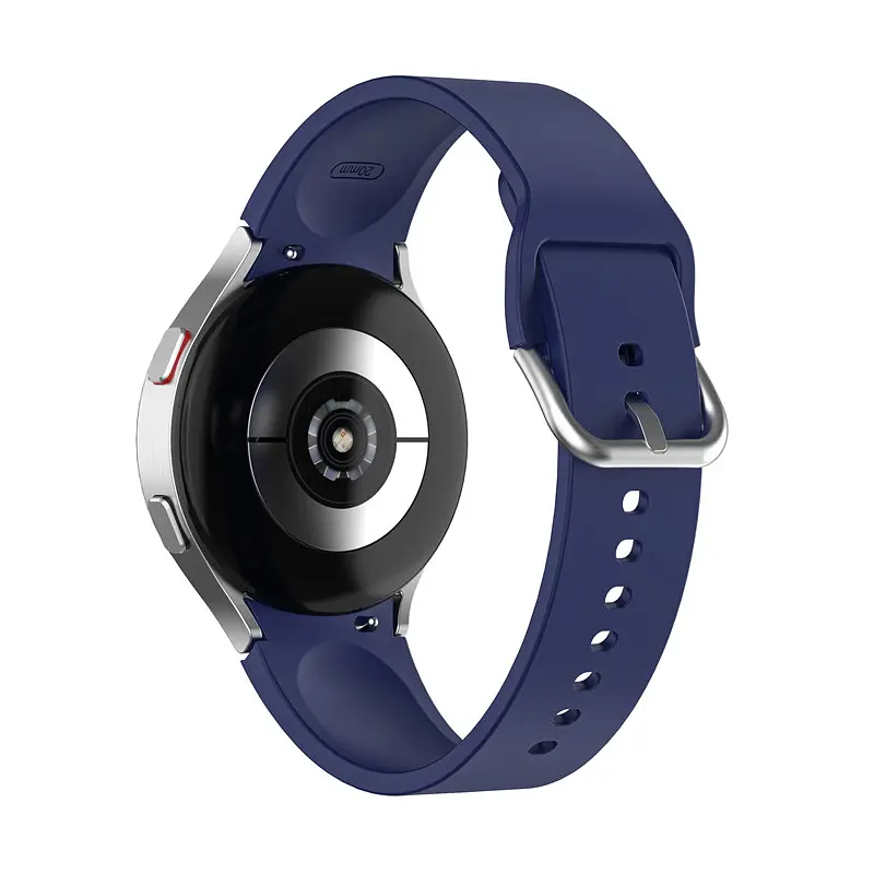 Ремінець для Samsung Galaxy Watch 4 Classic 42mm - синій ширина кріплення 20мм силікон розмір L Watchbands OneLine (WB00S4GALAXYONELINE3CLASSIC442) - фото 2