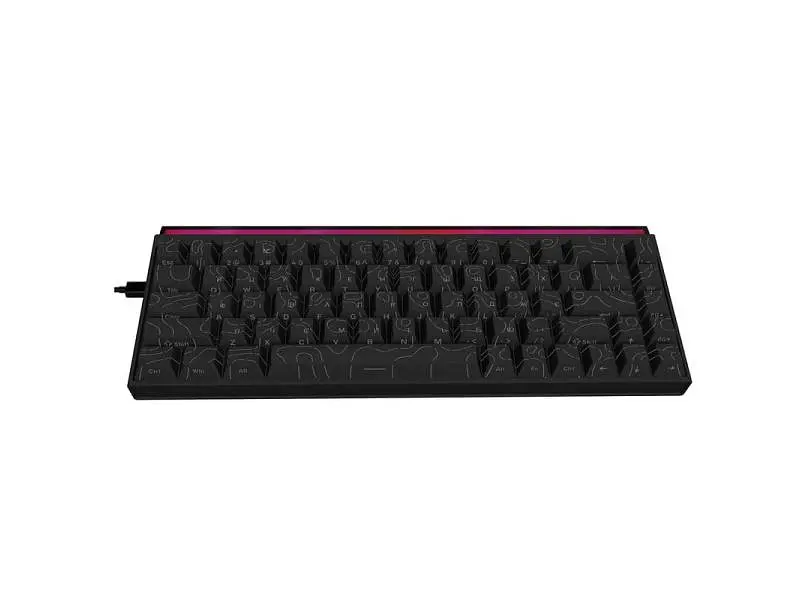 Клавіатура Ajazz NK68 Red Switch Black (NK68-R-S-B) - фото 3