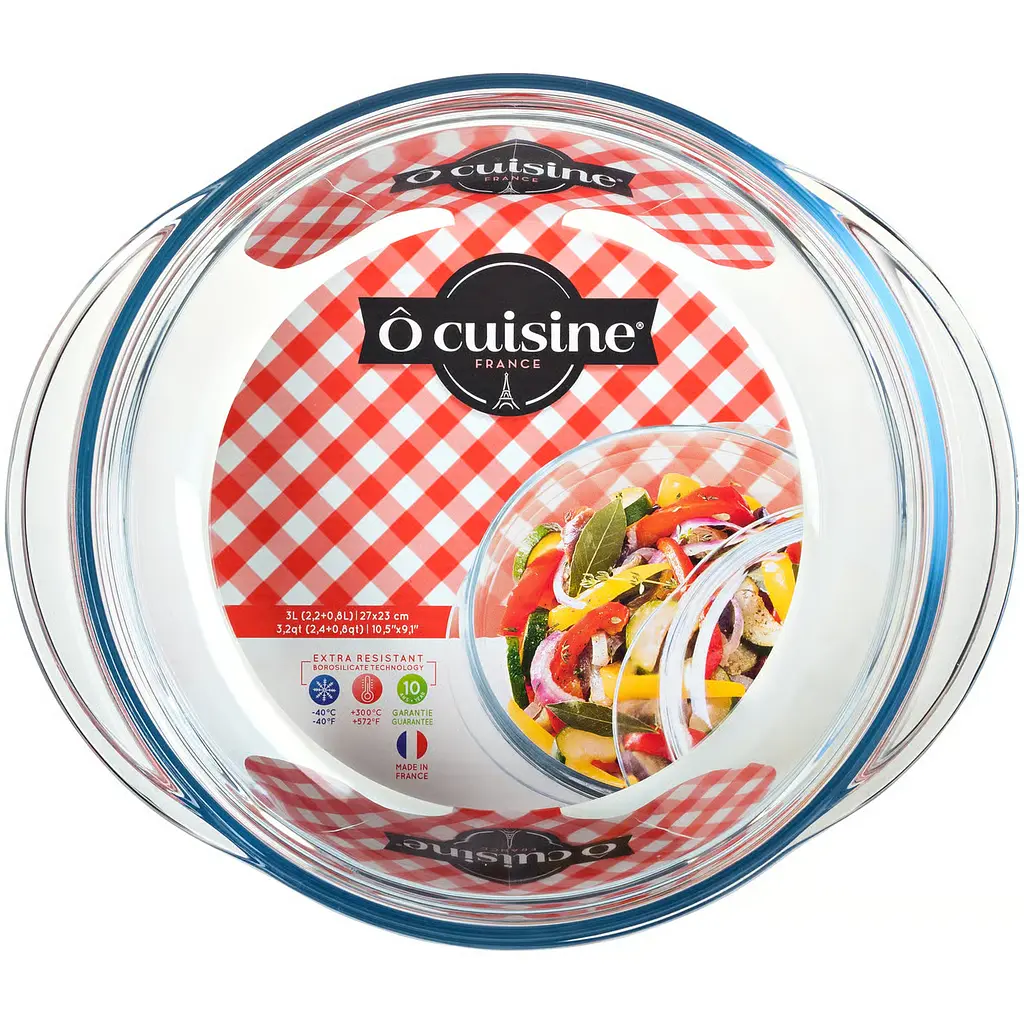Каструля скляна з кришкою O Cuisine 3 л (6330685) - фото 3