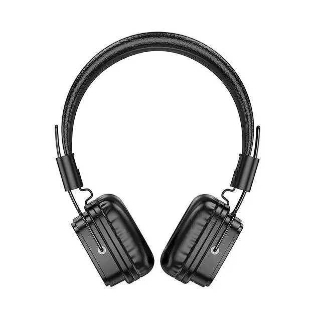 Наушники Hoco W56 Earl BT headphones, BT5.4, AUX, TF, Type-C, 250mAh, 28h, black - фото 2