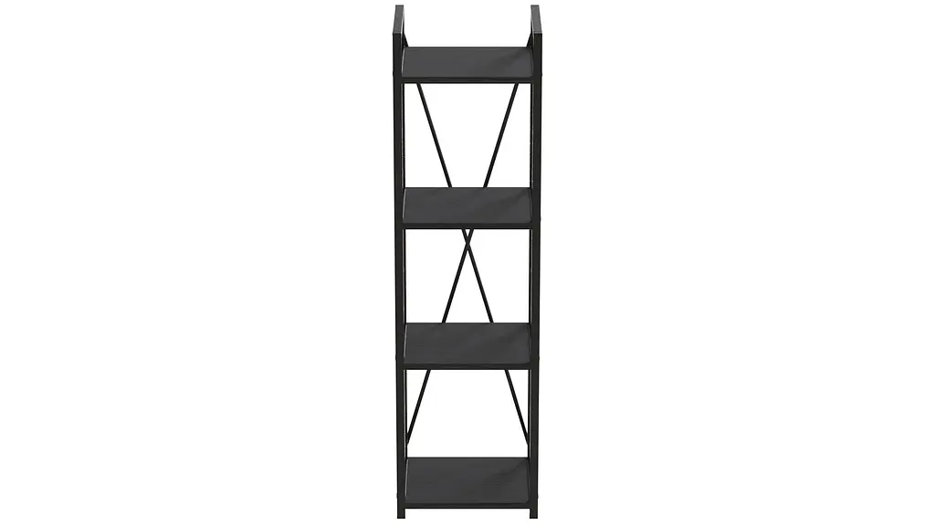 Этажерка 4/34 Серии Коннект 120x34x28 черный ДСП Сосна Кембра 16мм FRD-104276 - фото 7