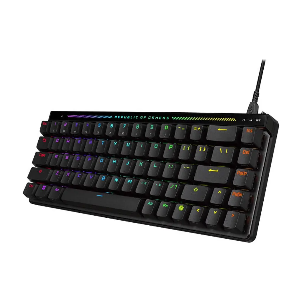 Клавіатура ASUS ROG Falchion Ace HFX USB UA Black (90MP03VE-BKMA00) - фото 5