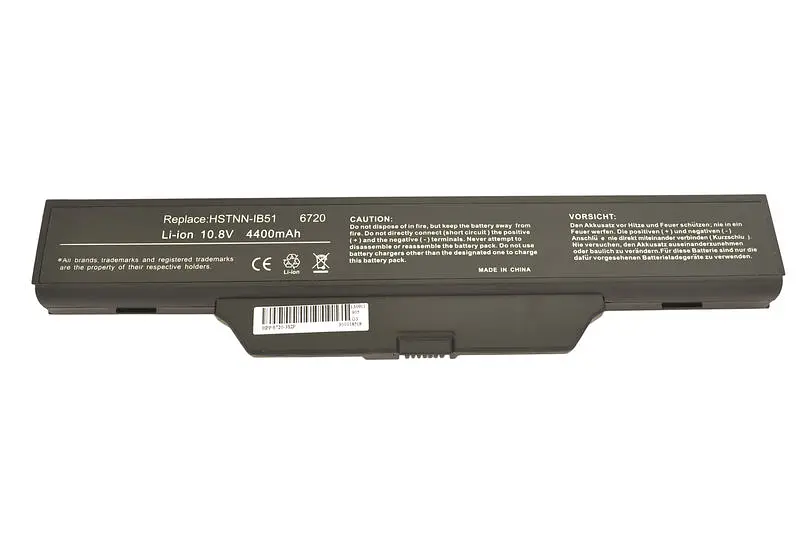 Акумулятор для ноутбука HP Compaq HSTNN-IB62 550 10.8V Black 5200 mAh - фото 3