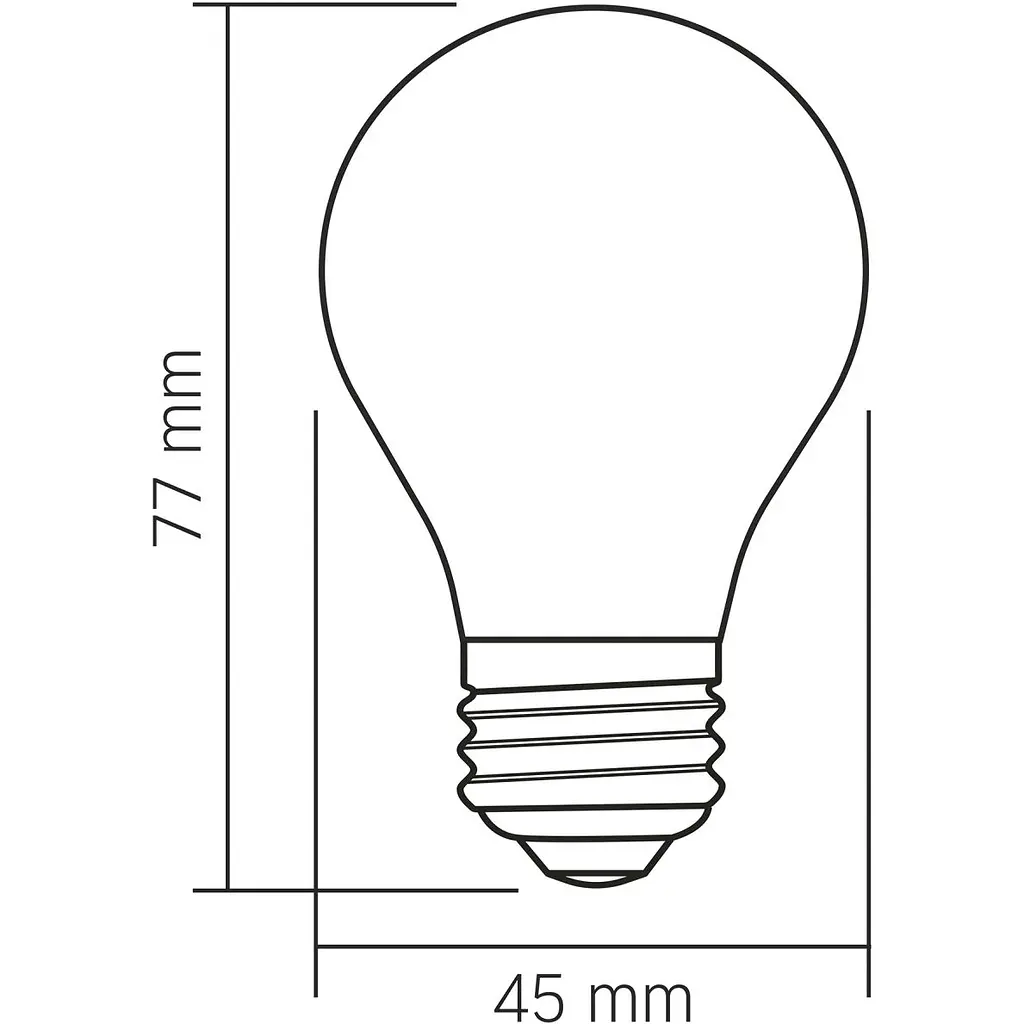 Светодиодная лампа Videx Filament Porcelain dimmable 4W E27 3000K (VL-DG45MO) - фото 3