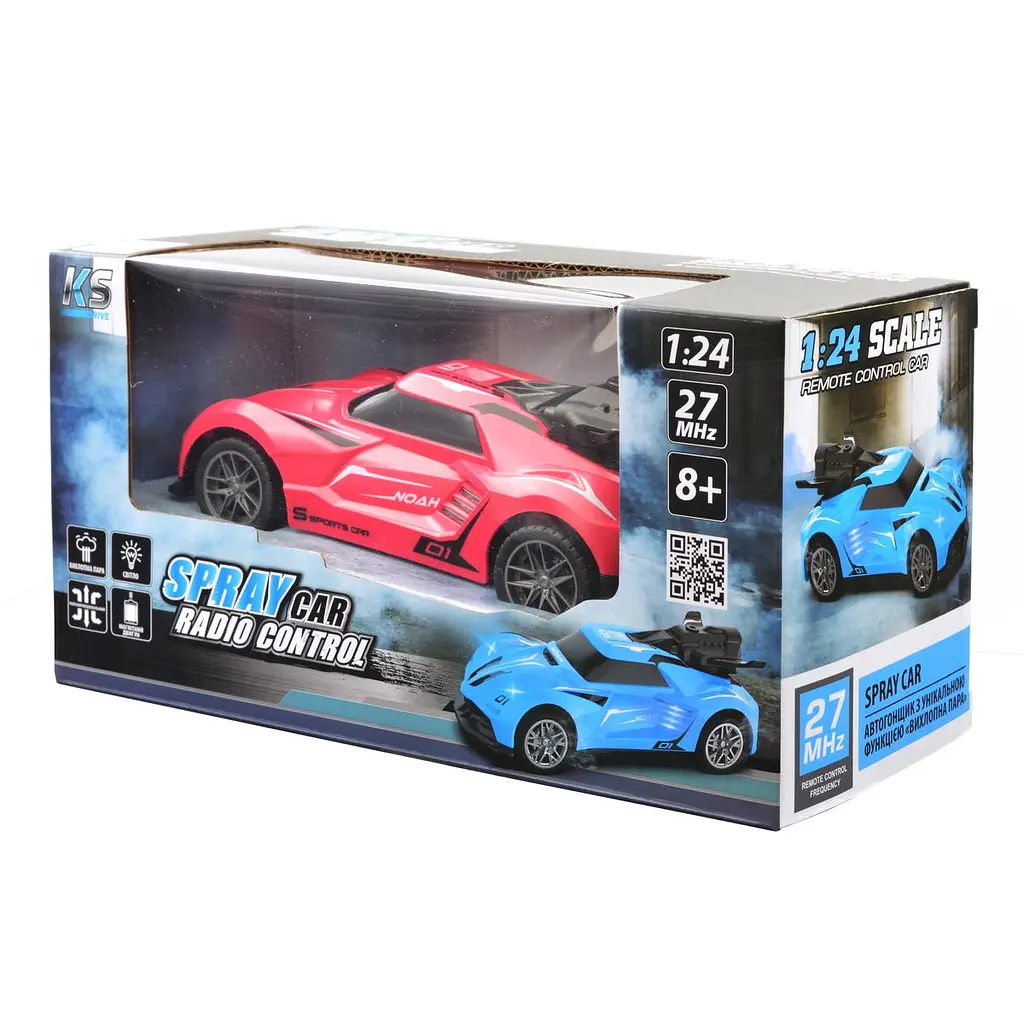 Автомобиль Sulong Toys Spray Car Sport розовый (SL-354RHP) - фото 7
