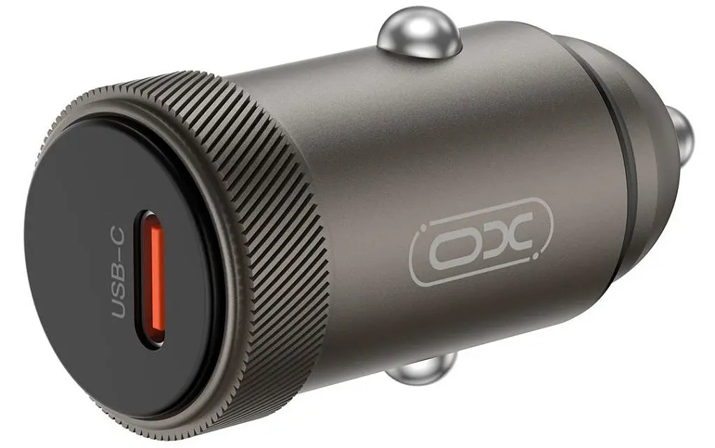 Автомобільне зарядне пристрій XO CC70 single USB-C QC&PD3.0 30W 3A Чорний - фото 4