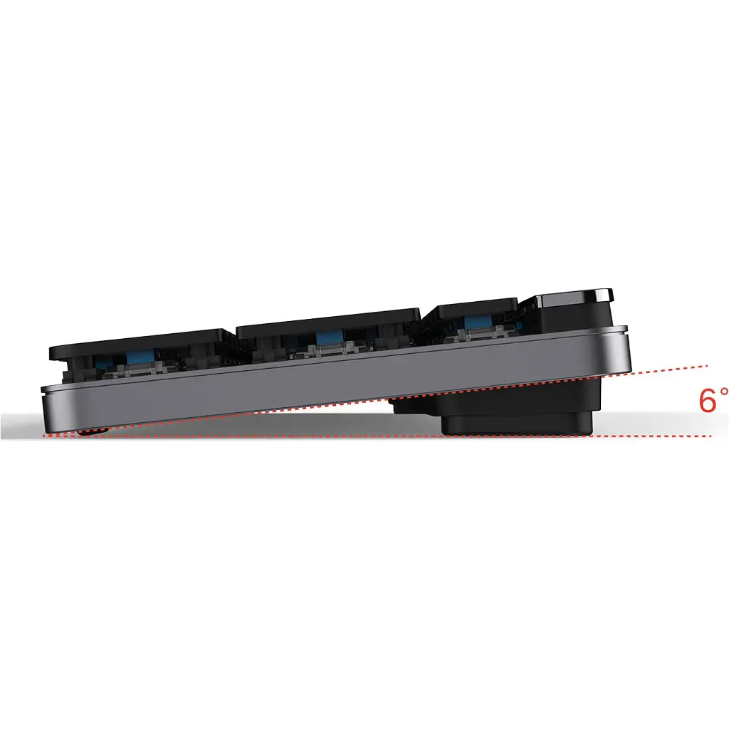 Клавиатура MiiiW K10 Ultra-Slim Pro Black [MWWMKP01] [112762] - фото 4