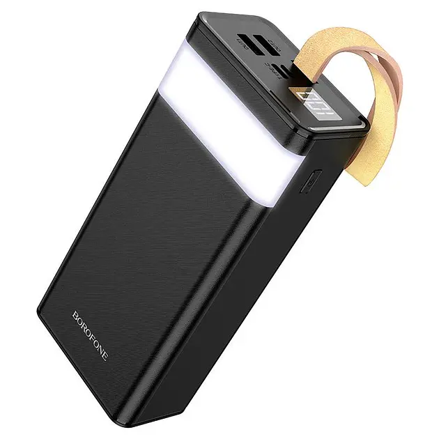 Универсальная мобильная батарея Power Bank Borofone BJ18A 30000mAh (Черный) - фото 2