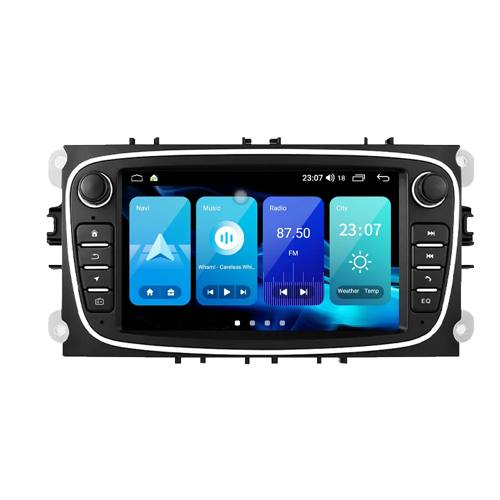 Штатна магнітола TORSSEN NF72 Ford Focus 2/Mondeo/S-Max/Fiesta/Fusion 2/32 Carplay 2007-2011 black