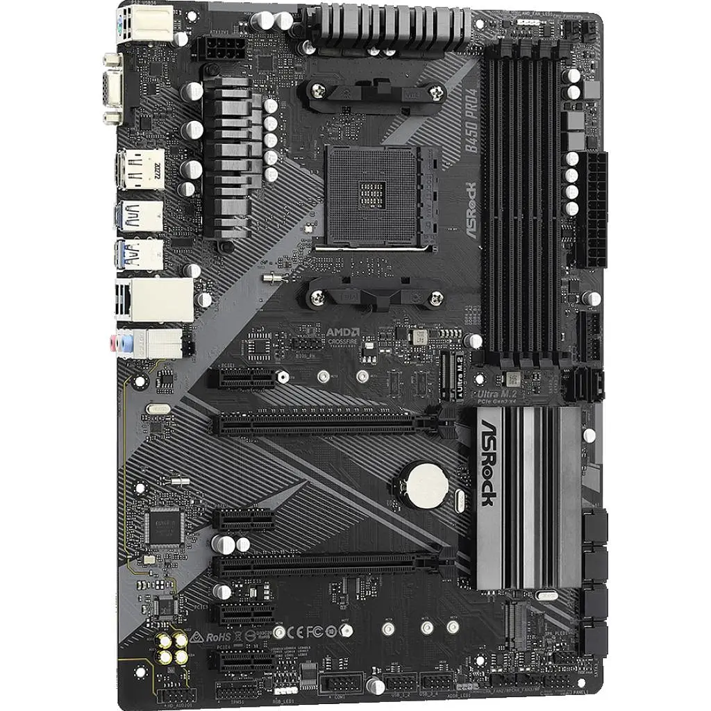 Материнська плата ASRock B450 Pro4 R2.0 - фото 4