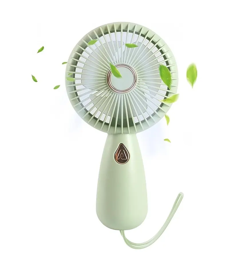 Вентилятор ручний акумуляторний Mini Fan ZB103 Салатовий - фото 2