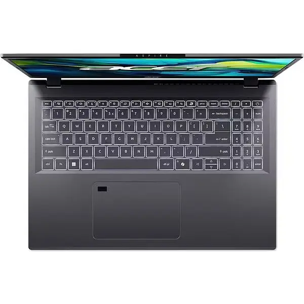 Ноутбук Acer Acer Aspire 16 A16-51GM-57E1, Intel Core 5 120u Pana La 5ghz, 16" Wuxga, 16gb, SSD 512gb, Nvidia Geforce Rtx 2050 4gb, DOS, Steel серый - фото 2