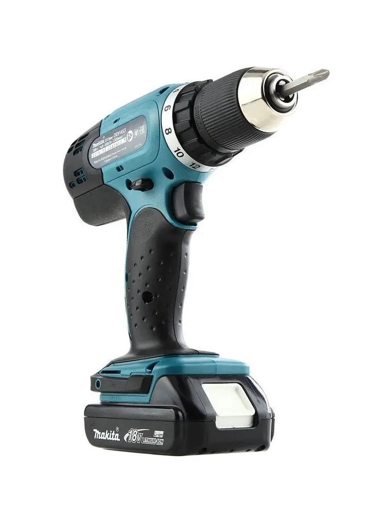Шурупокрут акумуляторний Makita DDF453BEO1 з ліхтарем Makita DML816X (42 Нм, 1.5-13 мм, LXT, DDF453BEO3) - фото 4