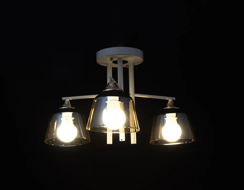 Люстра Brille стельова LK-725S/3 E27 WH+FG - фото 4