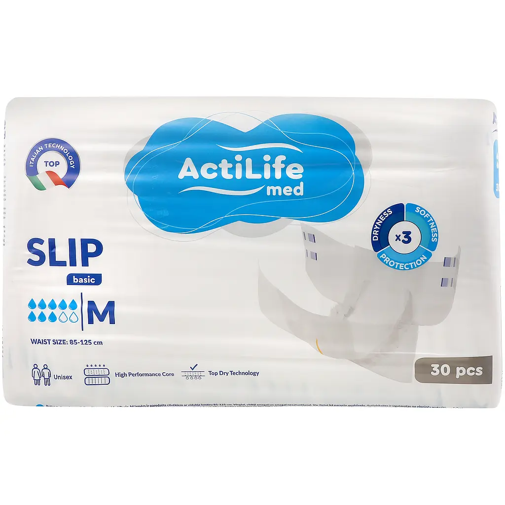 Підгузки для дорослих ActiLife Med Basic M 30 шт. - фото 11