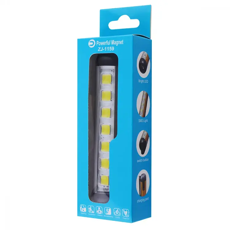 Ручний LED-ліхтар ZJ-1159 з бічним світлом - фото 4