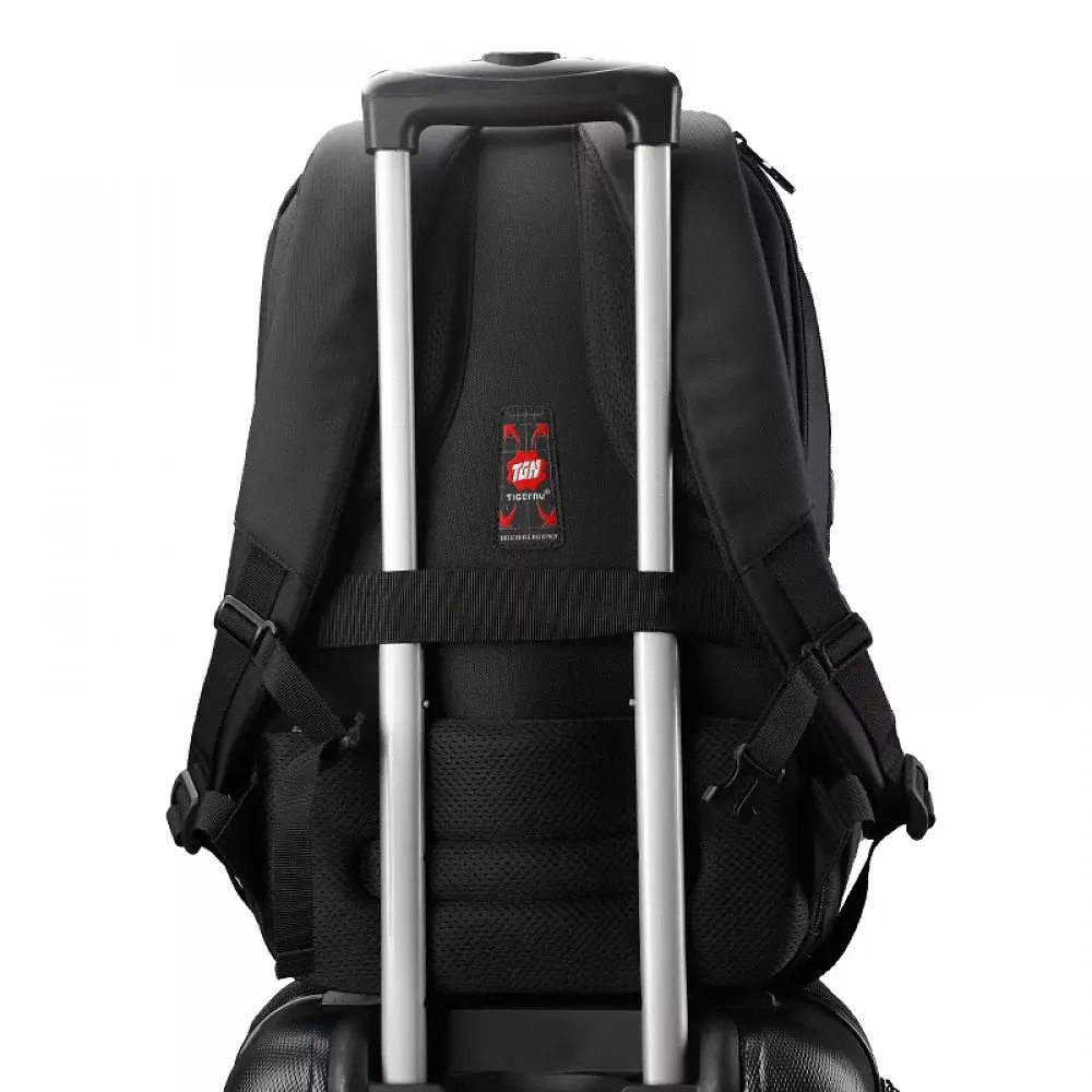 Рюкзак міський Tigernu T-B3319 25л з відсіком для ноутбука до 15.6" та USB Black (18194) - фото 3