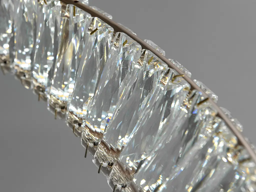 Подвесной светильник LED Diasha 548/800+600+400G 184 Вт, 10120 лм, золото, диаметр 80 см, современный стиль, IP20 - фото 5