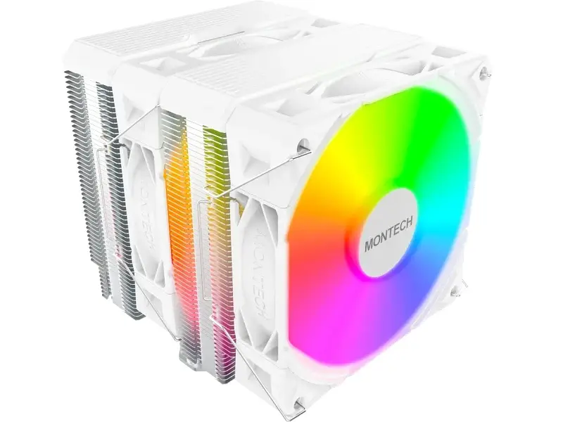 Воздушное охлаждение Montech NX600 ARGB White