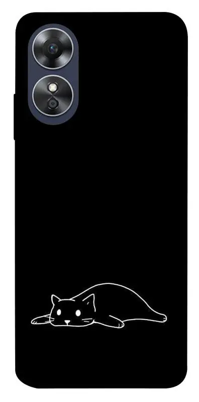 TPU чохол Demsky Lazy cat для Oppo A17