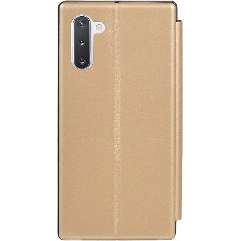 Чохол-книжка Toto Book Rounded Leather Case Samsung Galaxy Note 10 Gold - фото 2