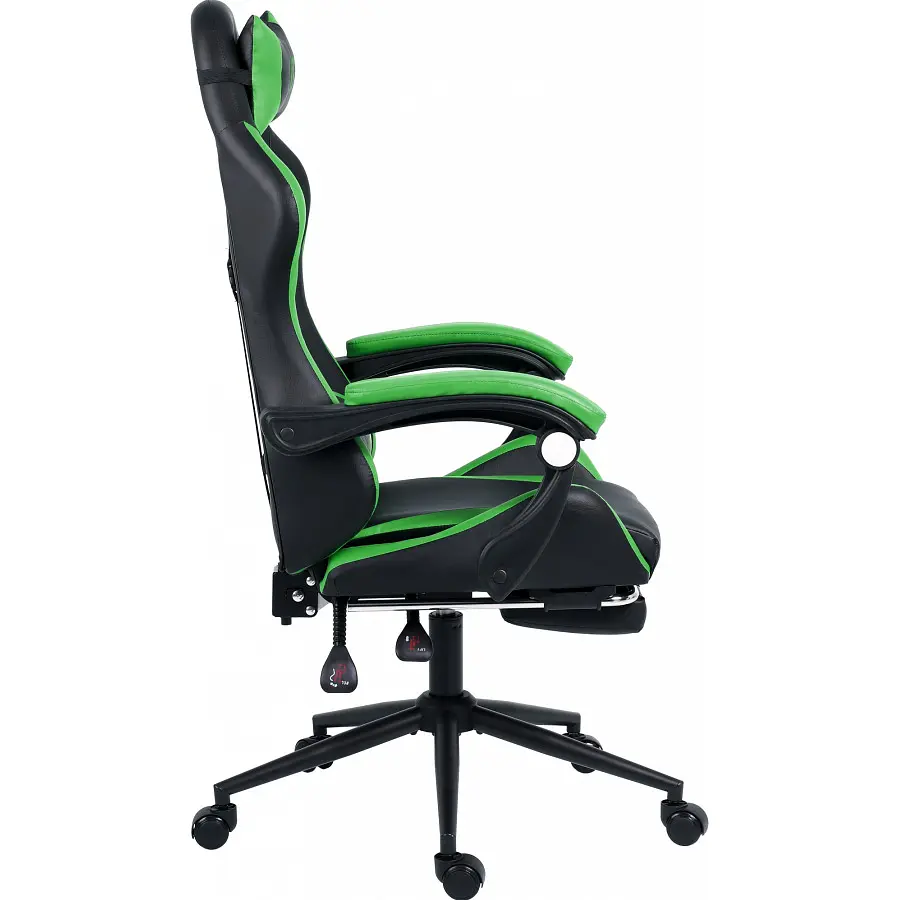 Геймерское кресло GT Racer X-2323 Black/Green [122609] - фото 3