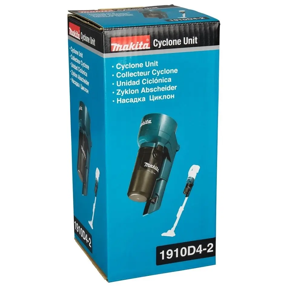 Насадка циклон з фіксатором для аккумуляторного пилососа Makita DCL140, DCL180, DCL181, DCL280, DCL281, DCL286F, CL001G, CL003G (1910D4-2) - фото 4