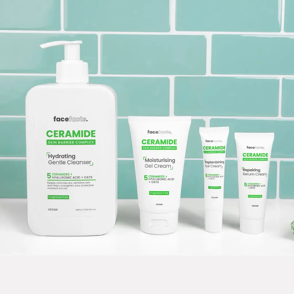 Зволожуючий засіб з керамідами для очищення шкіри обличчя Face Facts Ceramide Skin Barrier Complex Hydrating Gentle Cleanser 200 мл - фото 8