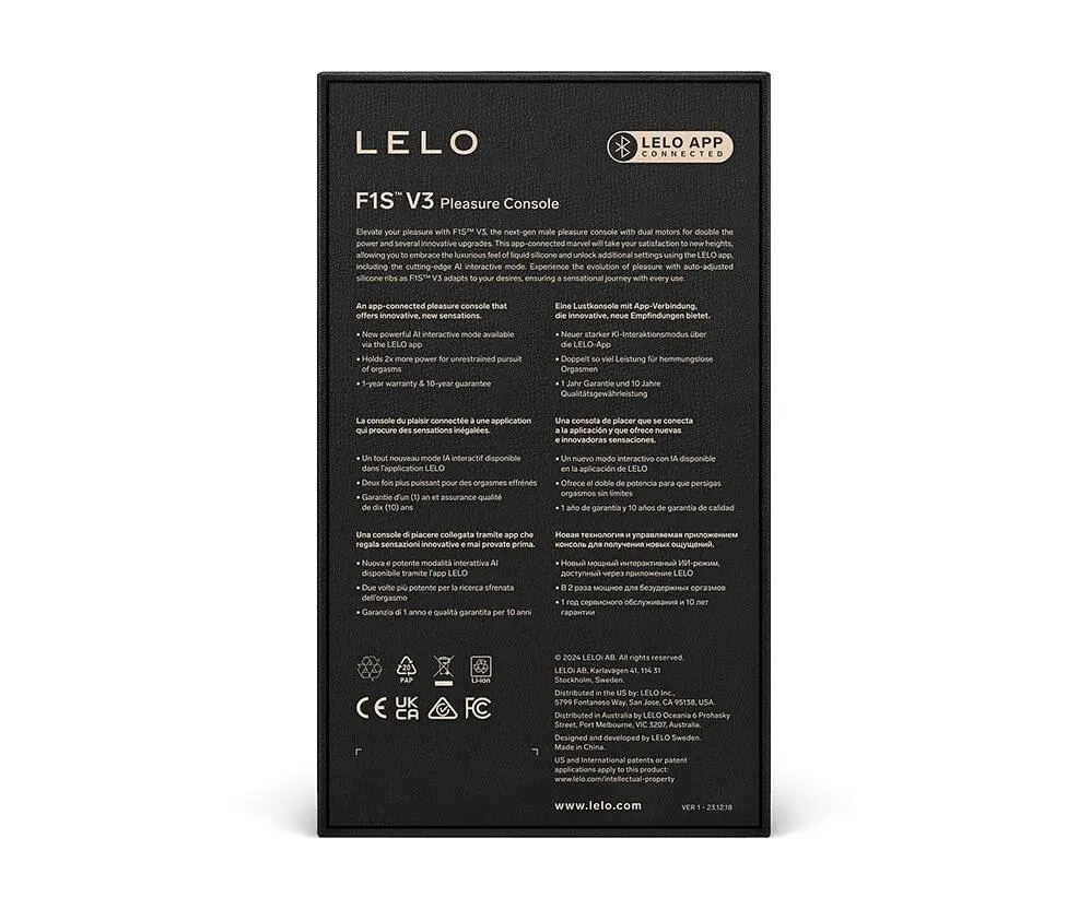 Смарт-мастурбатор LELO F1S V3 Red, 2 мотори, 8 режимів, стимуляція звуковими хвилями - фото 5