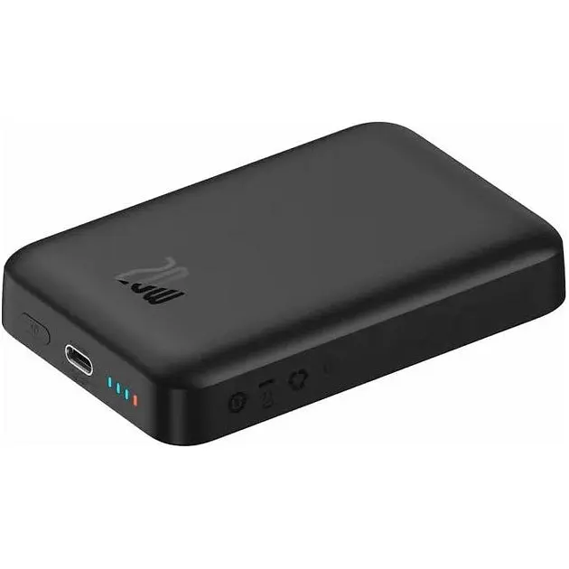 Магнитный беспроводной аккумулятор - зарядное Baseus Magnetic Mini Wireless 10000mAh 20W PPCX070001 - фото 5