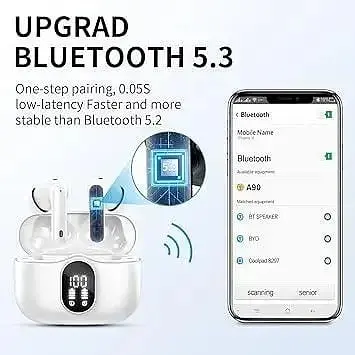 Бездротові навушники Btootos A90 Pro True Wireless Earbudss Bluetooth  - фото 5