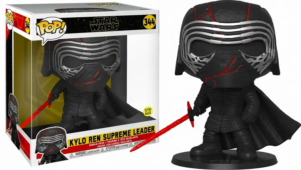 Фігурка Glow in the Dark Funko Pop Кайло Рен Star Wars Зіркові війни 25 см SW KR 344 - фото 2