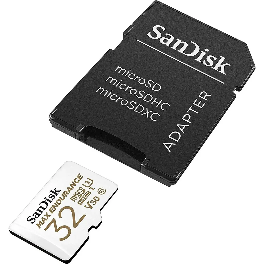 Карта пам'яті SanDisk microSDHC 32GB UHS-I Max Endurance U3 V30 R-100MB/s + SD Adapter (SDSQQVR-032G-GN6IA) [174431] - фото 4