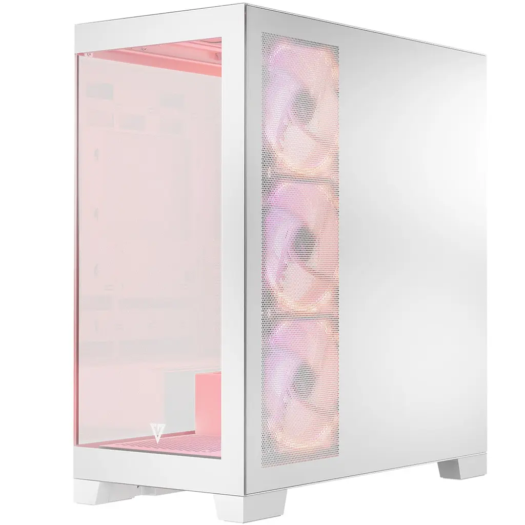 Корпус Modecom VOLCANO SPACE APEX ARGB 4x140mm fans MIDI USB 3.0x2+TYPE-C БІЛИЙ без Блок живлення ATX - фото 3