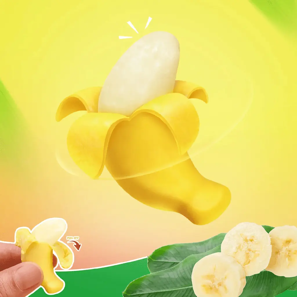 Желейні цукерки Amos Peelerz Banana 170г - фото 5