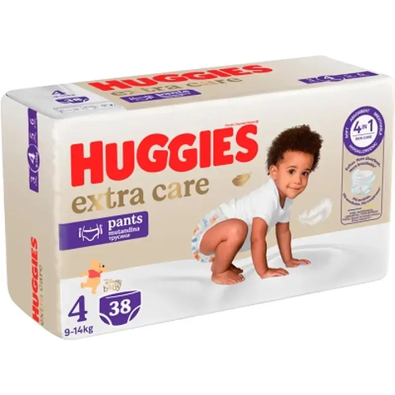 Підгузки Huggies Extra Care Pants 4 9-14 кг 38 шт (5029053549323) - фото 2
