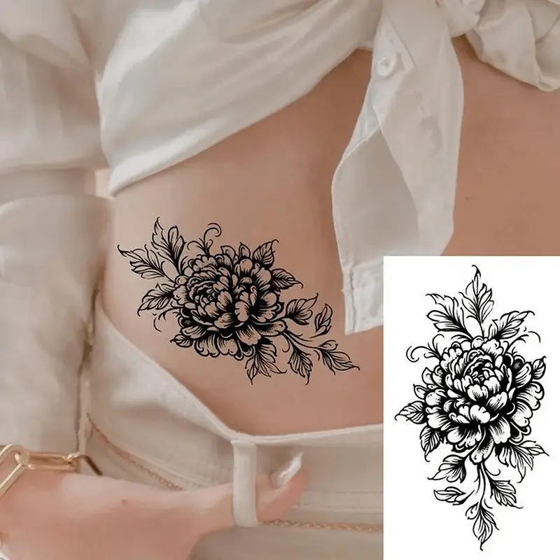 Набір дитячих тимчасових татуювань "Чорні міні №5" black-tattoo-mini-set-5-T - фото 3