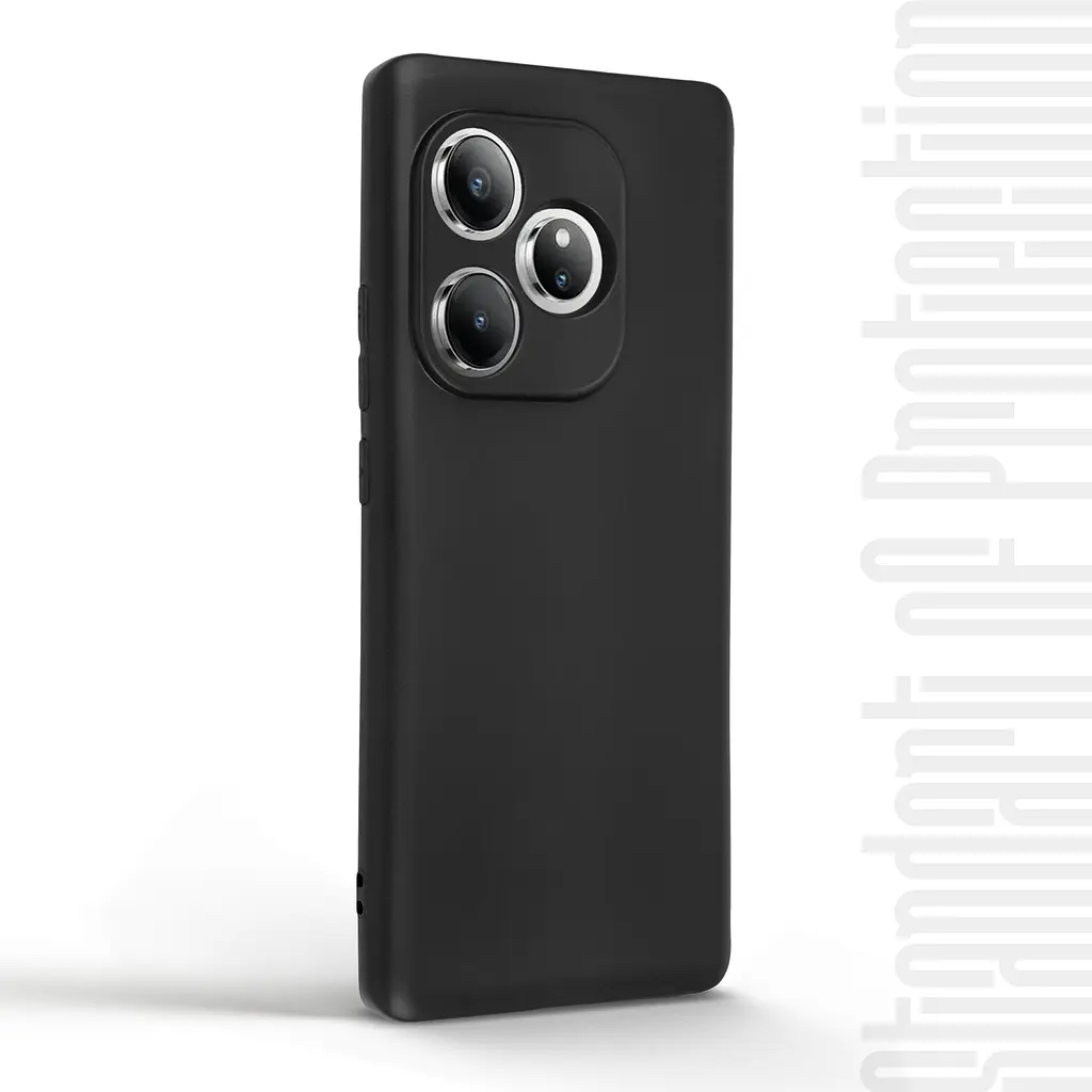 Чехол-накладка для смартфона Realme GT Neo 6 5G/GT Neo 6 SE 5G/GT 6T 5G/GT 6 5G противоударный, силиконовый, термополиуретановый (ТПУ), с защитой камеры и корпуса, черный, защита всего корпуса, ArmorStandart (ARM77856) - фото 2