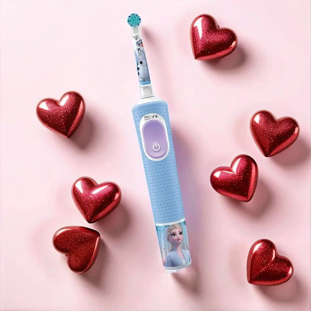 Электрическая зубная щетка Oral-B Pro Kids Frozen с футляром - фото 8