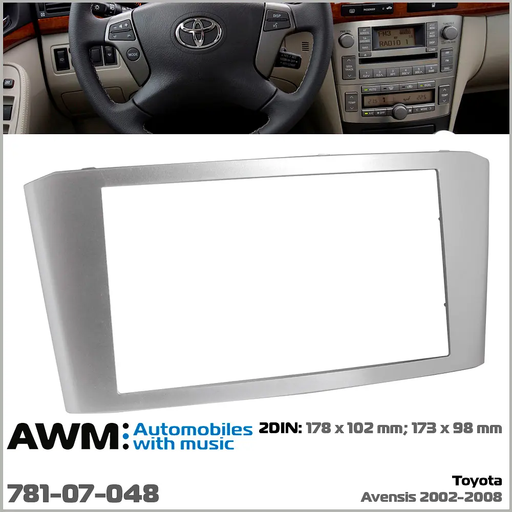 Переходная рамка Toyota Avensis AWM 781-07-048 - фото 6