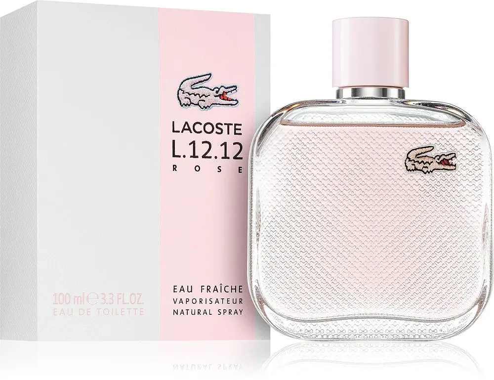 Туалетная вода Lacoste L.12.12 Rose Eau Fraiche 100 мл - фото 2